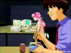 This Is A Cartoon About A Pink Haired Girl Who Loves Sex